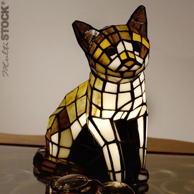 Lampe Tiffany Chat