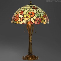 Lampe tiffany Fleurs