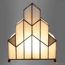 Lampe Tiffany Carré Art Déco