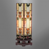 Lampe Tiffany Carré Art Déco Large