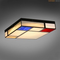 Plafonnier Tiffany Mondriaan Couleur