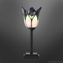 Lampe Tiffany Fleur Violette