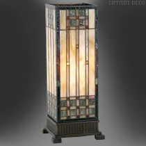 Lampe Tiffany Carré Art Déco Medium