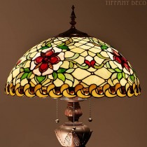 Lampadaire Fleur Rouge