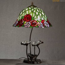 Lampe Tiffany Roses Stylées Medium