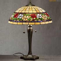 Lampe tiffany Fleurs Medium