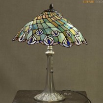 Lampe Tiffany Paon Medium