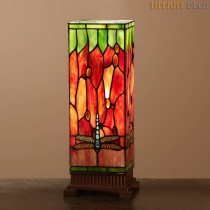 Lampe Tiffany Carré Libellule Medium