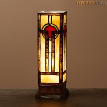 Lampe Tiffany Carré Art Déco Small