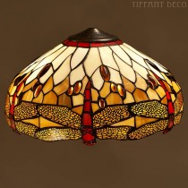 Abat-jour Tiffany  Dragonfly Gold Small