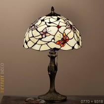 Lampe tiffany Papillons Small