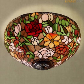 Plafonnier Tiffany Clématites Medium
