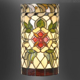 Applique Tiffany Fleur rouge