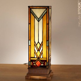 Lampe Tiffany Carré Art Déco Small