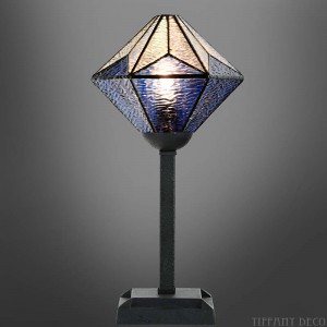 Lampe Tiffany Akira Bleue