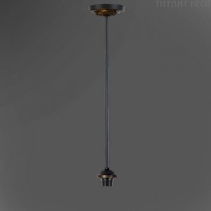 Suspension rond E27 65 cm. fixe