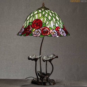 Lampe Tiffany Roses Stylées Medium