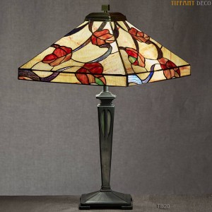 Lampe Tiffany carré Automne