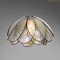 Abat-jour Tiffany Pivoine