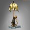 Lampe Tiffany Golden Art Deco Lady