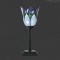 Lampe tiffany Fleur Violette