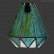 Mini Abat-jour Tiffany Arata Vert
