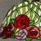 Lampe Tiffany Roses Stylées Medium