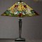 Lampe Tiffany carré Fleurs