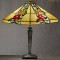 Lampe Tiffany carré Fleurs