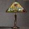Lampe Tiffany carré Fleurs