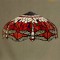 Lampe Tiffany Dragonfly Red Medium