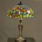 Lampe tiffany fleurs Medium