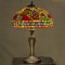 Lampe tiffany fleurs Medium