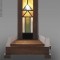 Lampe Tiffany Carré 5781