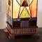 Lampe Tiffany Carré Art Déco Medium