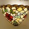 Applique Tiffany Fleur rouge