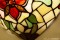 Applique Tiffany Fleur rouge