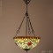 Lampe  Suspendue Fleur Rouge Large