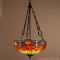 Lampe  Suspendue Dragonfly Orange  Medium