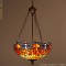 Lampe  Suspendue Dragonfly Orange  Medium