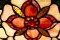 Applique Tiffany Fleur rouge