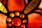 Applique Tiffany Fleur rouge