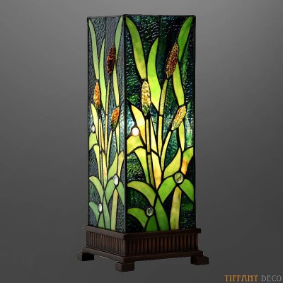 Vierkante Tiffany Lamp Aquarius