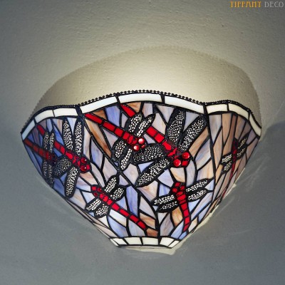 Tiffany wandlamp Kleine libellen