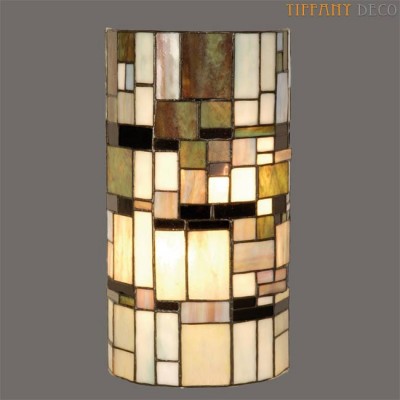 Tiffany wandlamp Blokmotief