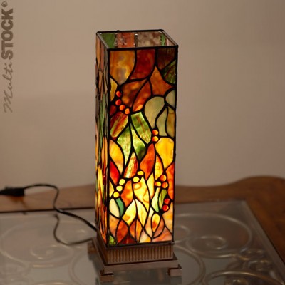Vierkante Tiffany Lamp Mepolie Small