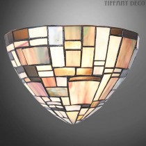 Tiffany wandlamp Blokmotief