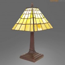 Vierkante Tiffany Lamp Art Déco