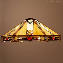Tiffany kap Art Deco Large