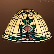 Tiffany hanglamp Klok RetroBlauw